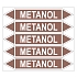Značení potrubí, metanol